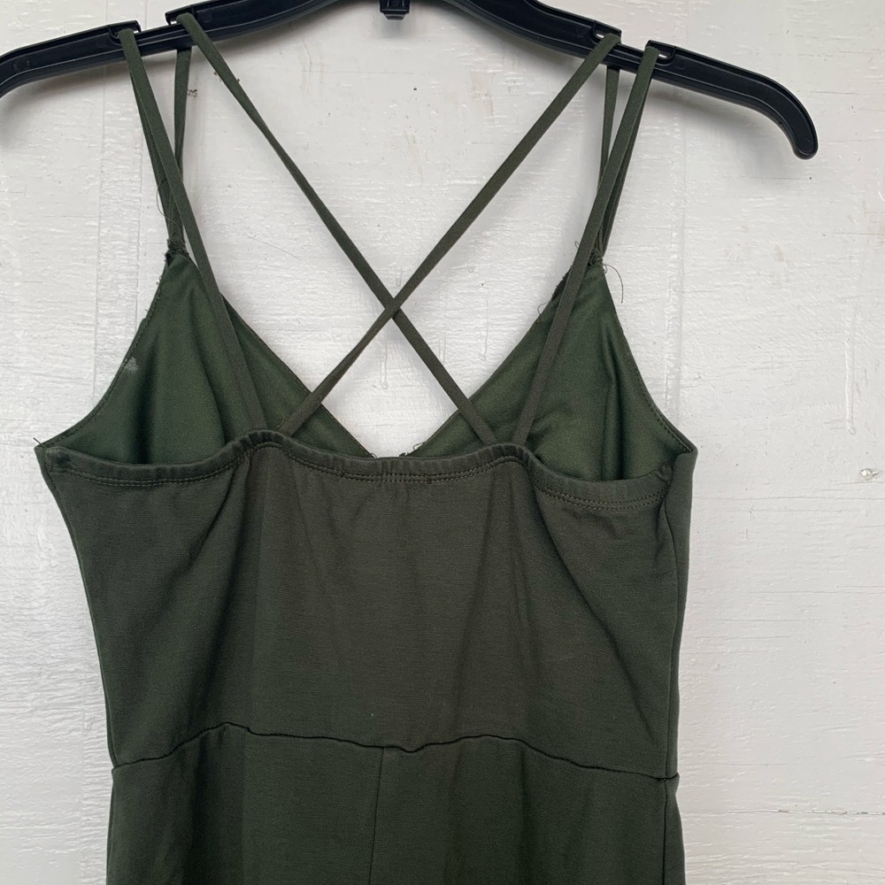 GREEN BODYCON DRESS - Picture 5 of 5